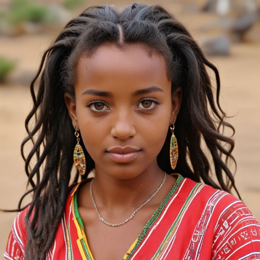  Ethiopian Girl Hairstyle Beautiful Gorgeous AI Girls