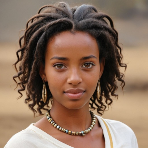  Ethiopian Girl Hairstyle Beautiful Gorgeous AI Girls