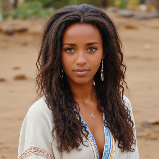  Ethiopian Girl Hairstyle Beautiful Gorgeous AI Girls
