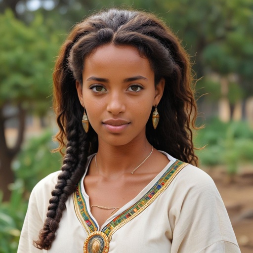  Ethiopian Girl Hairstyle Beautiful Gorgeous AI Girls